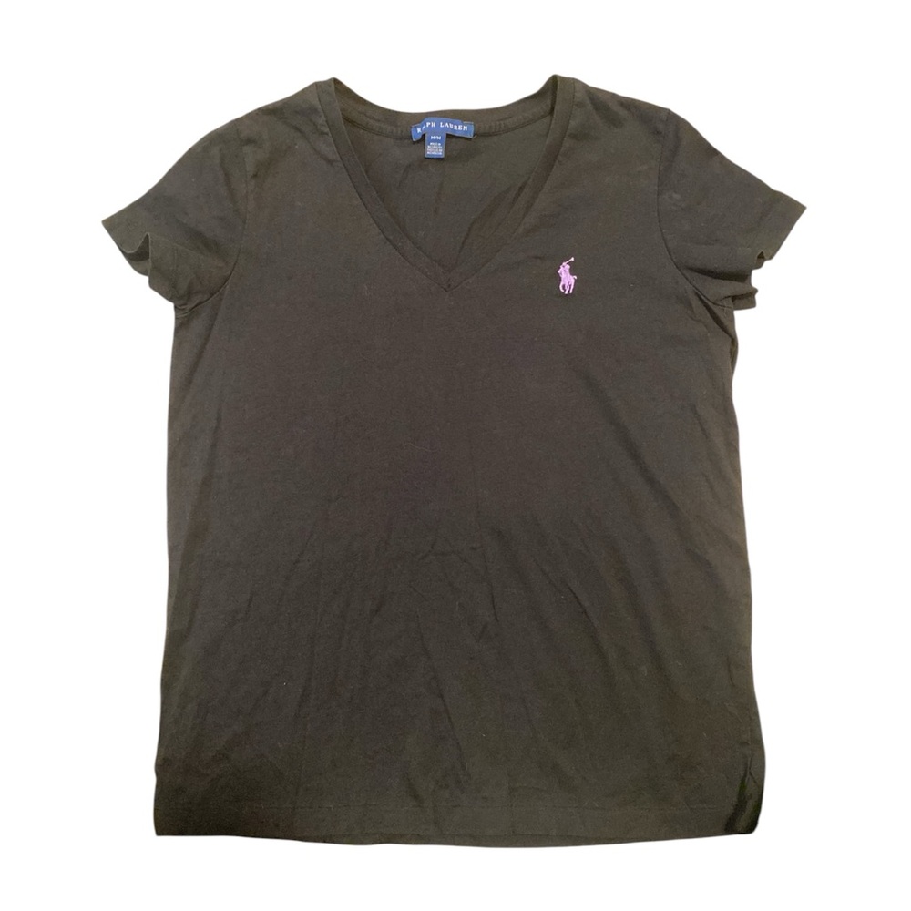 Ralph Lauren Blue Label Black Short Sleeve Tee